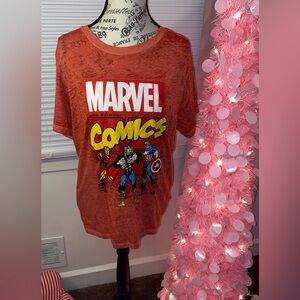 Marvel Red and Yellow Superhero T-Shirt